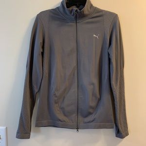 Puma zip up athletic shirt